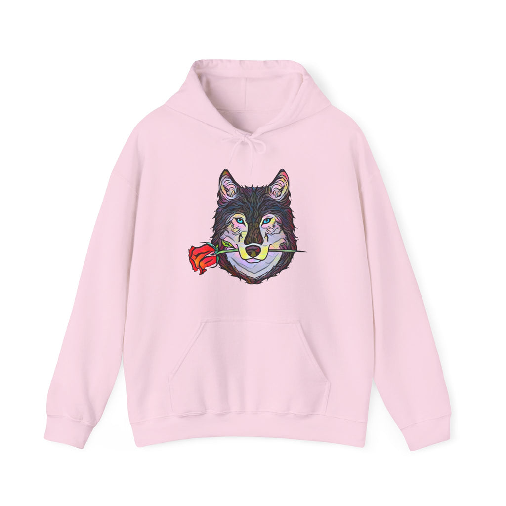 Abstract Inspired Wolf Graphic Hoodie