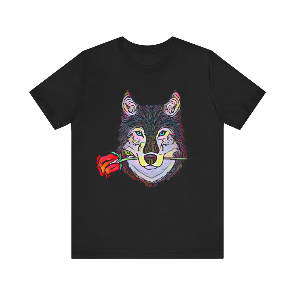 Abstract Inspired Wolf Graphic Tee