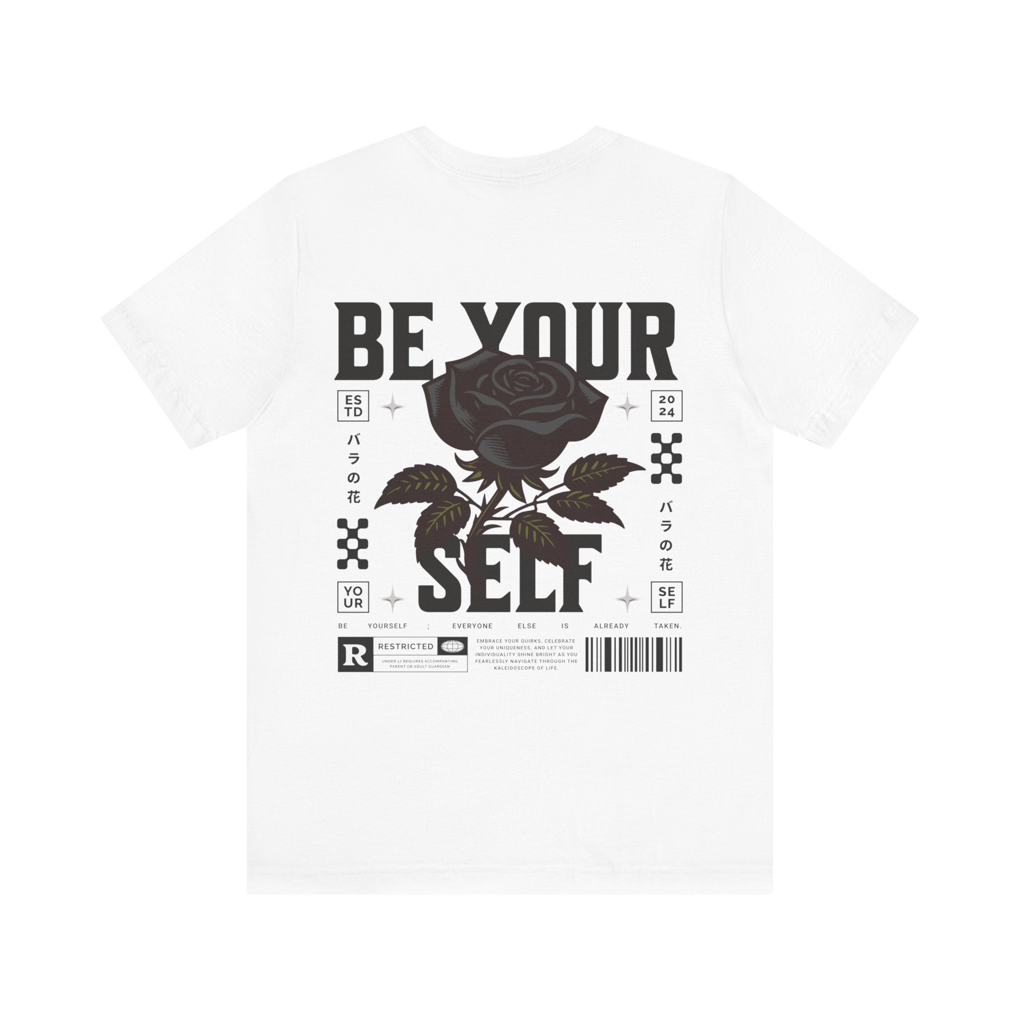 Be Yourself Rose Unisex Graphic Tee